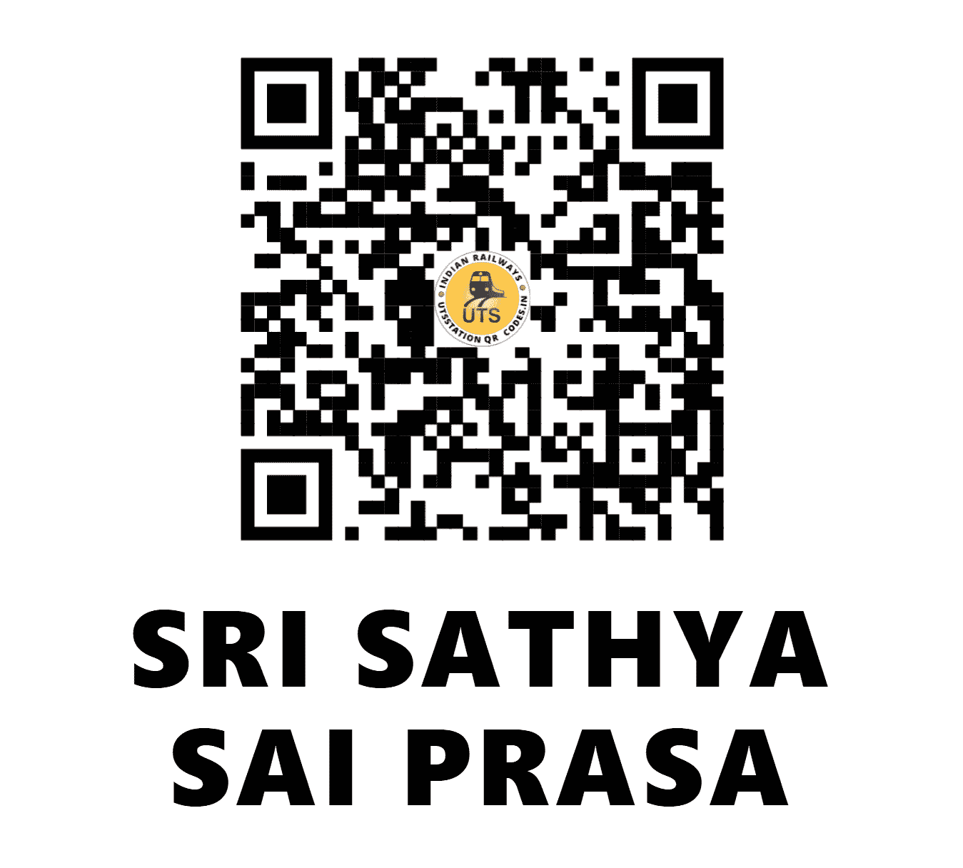 UTS QR Code for SRI SATHYA SAI PRASA - SSPN - SW (ANDHRA PRADESH)